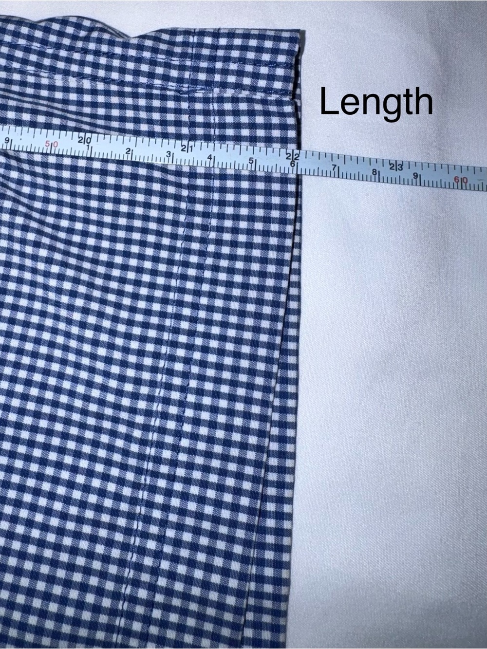 Lululemon Athetica Shorts Mens 38 Blue Gingham Check Golf Casual Stretch - Picture 5 of 9